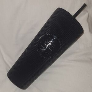 Starbucks Black Tumbler with Straw